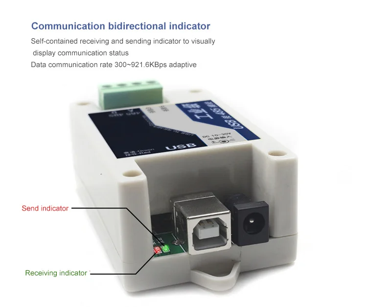 Преобразователь usb rs485 промышленного класса, преобразователь usb в rs485, адаптер