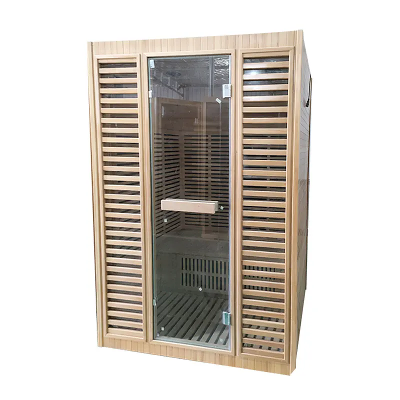 Indoor Hemlock Wood Dry Far Infrared Sauna Room With Carbon Fiber Heater