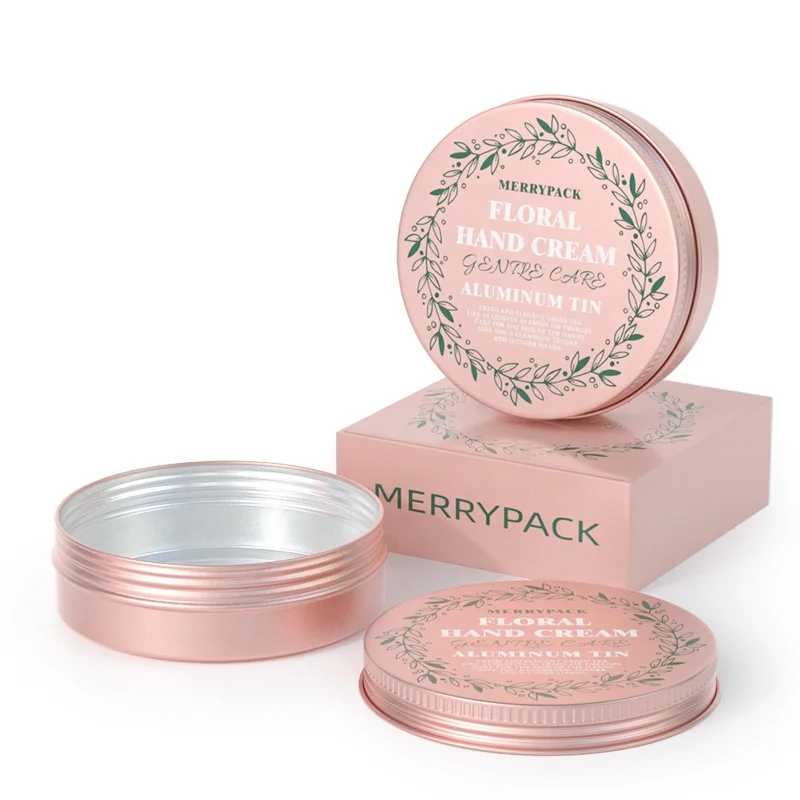 3.3oz wholesale matte pink hair pomade container hair wax tins hand cream Screw hair pomade jar