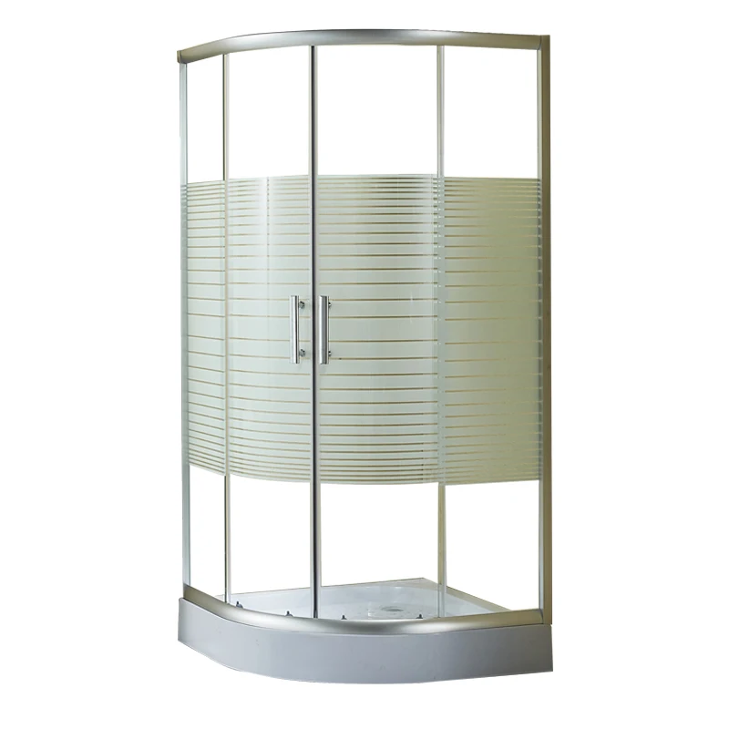 guangdong aluminum profile ready made round bathroom washroom shower cabins sauna steam shower rooms panel corner combination