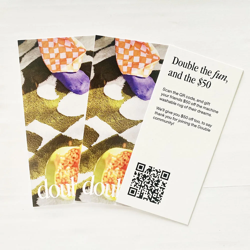 Double Sides Small Business Full Color Printing Art Paper Custom Design Greeting Business Post Cards Thank You Cards