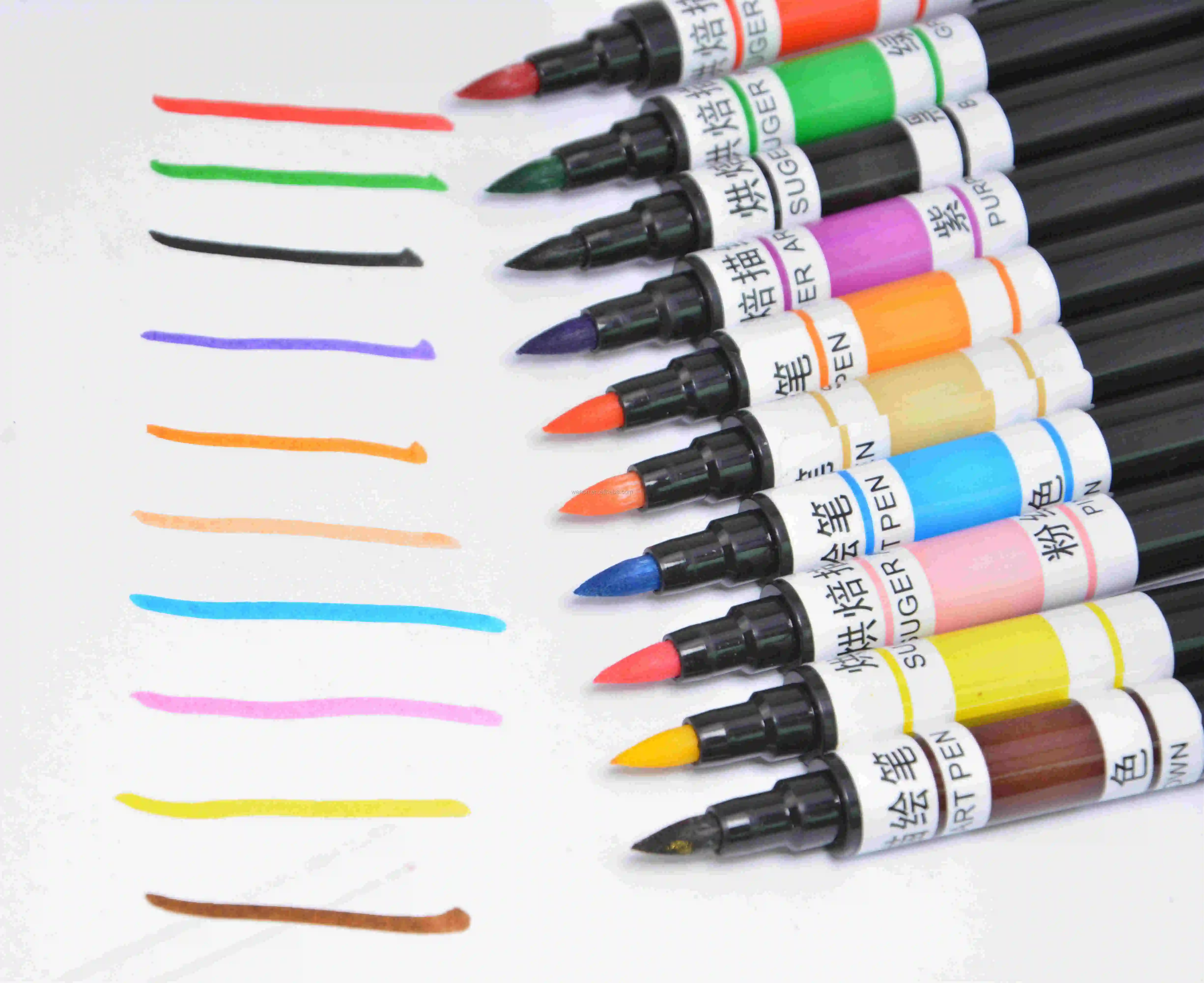 Food Coloring Markers Double Sided Food Coloring Pens with Fine & Thick Tip Edible Gourmet Writer Food Grade Decorator Pens