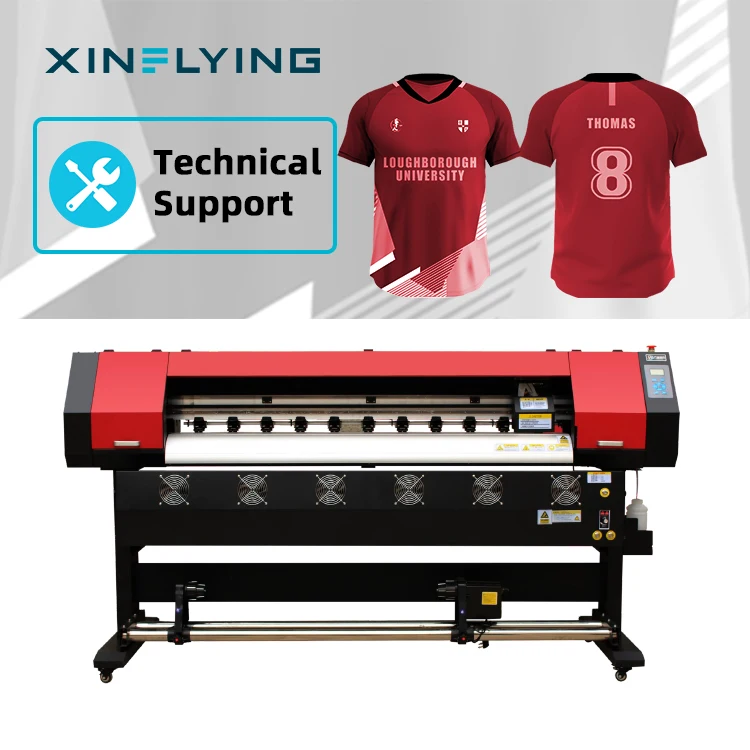 XinFlying лидер продаж сублимационный принтер один XP600 1 6 м струйный для сублимационной ткани печатная машина