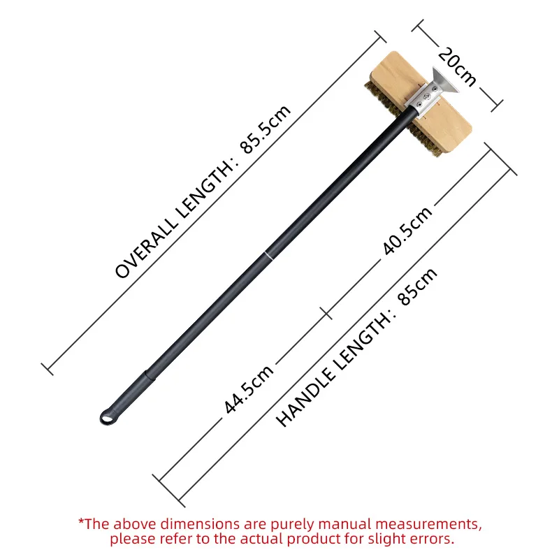 Best pizza tools recycle Pizza Oven Brush With Brass Bristles and Steel Scraper Oven brush cleaner pizza & bakery oven brush