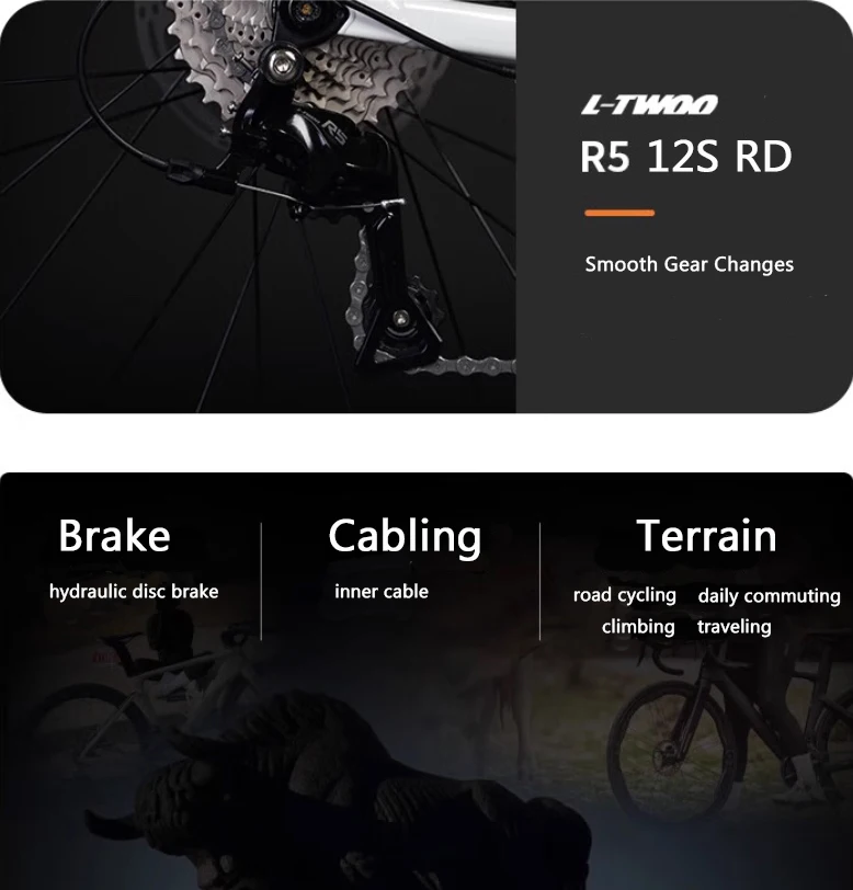 Cycletrack CK-SPACE 700C 18 Speed Aluminium Alloy Road Bike Racing Road Bicycle for Men Women