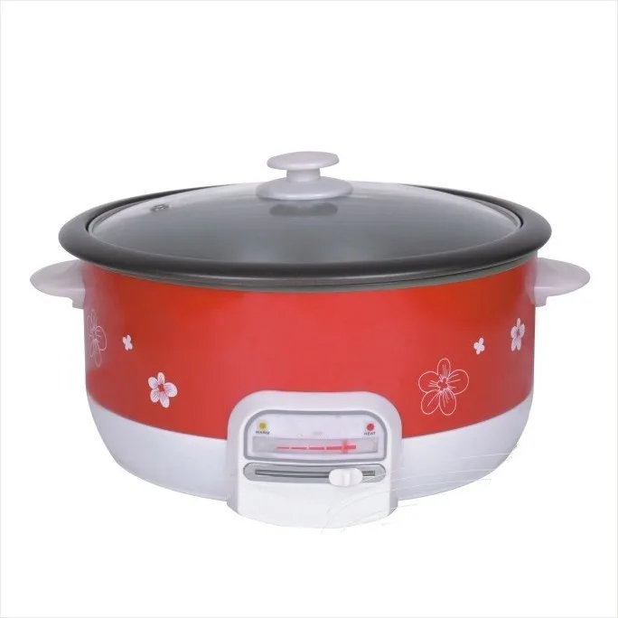 China Factory Direct Sale 3 litre electric slow cooker and electric cooker for two purposes OEM Hot pot with free sample