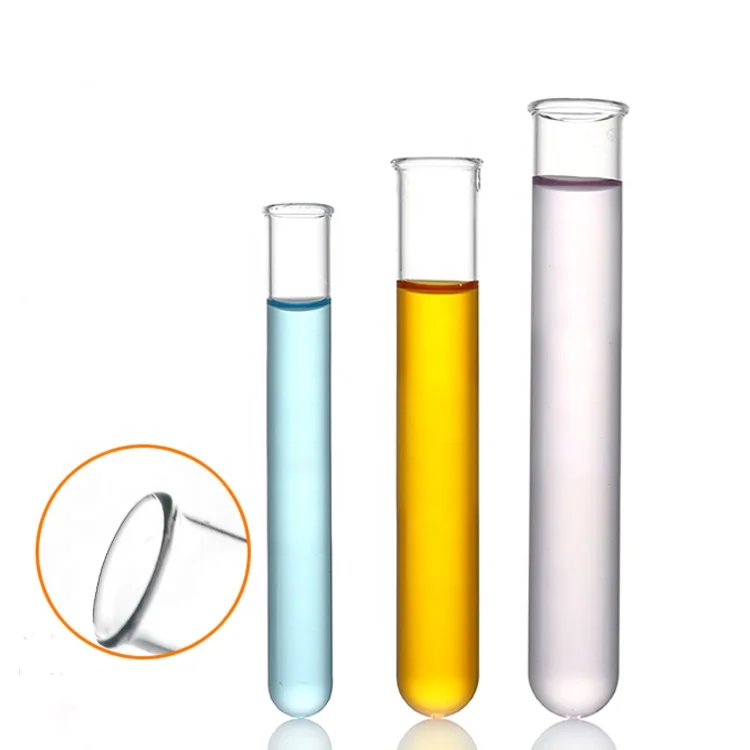 Tilabs боросиликатное стекло 25 мл 20x150 мм тестовая трубка с круглым дном