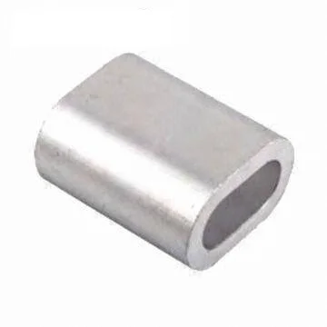 Wire Rope Accessories Aluminum Sleeve Hourglass / Aluminum Ferrule / Aluminum Swage