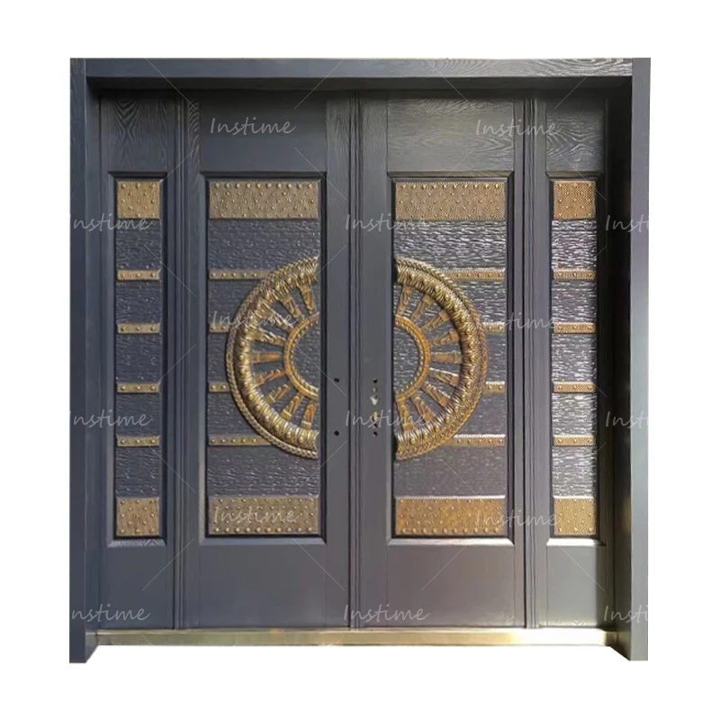 Instime Factory Direct Sales Reasonable Price Mexin Steel Door Supplier Fast Delivery  For Guard Against Theft