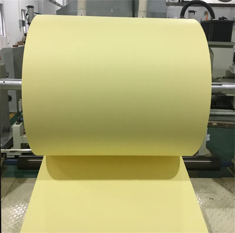 
Factory Promotion Silicone Adhesive Release Paper Reel Yellow Silicon Release Paper 