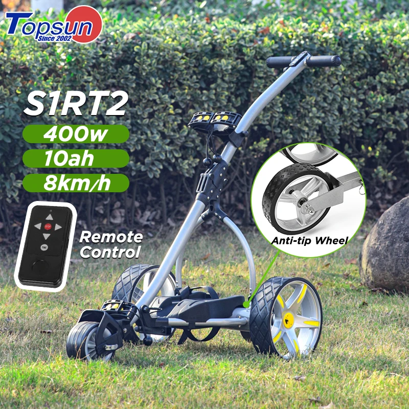 electric golf trolley 3 wheels electric scooter golf foldable golf trolley electric remote controle