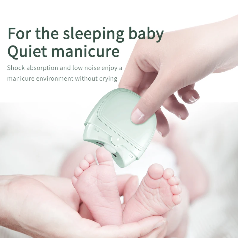 High Quality Rechargeable Automatic Electric Baby Nail Trimmer Nail Clipper Cutter Machine