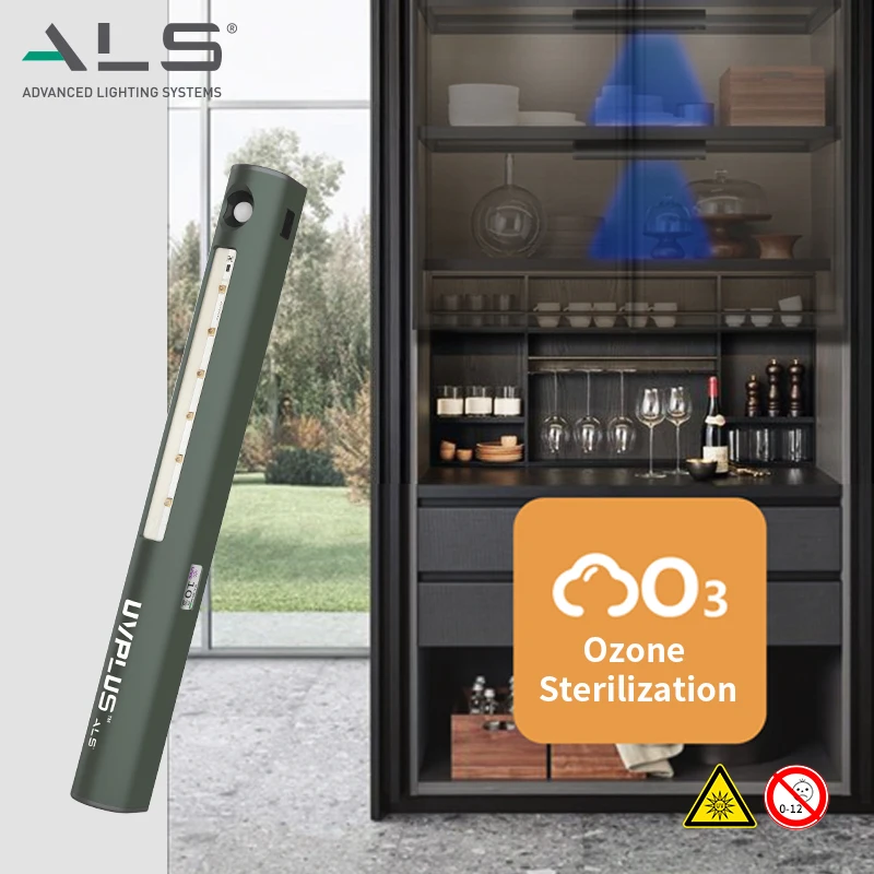 Intelligent Rechargeable UVC OZONE Sterilization Bar