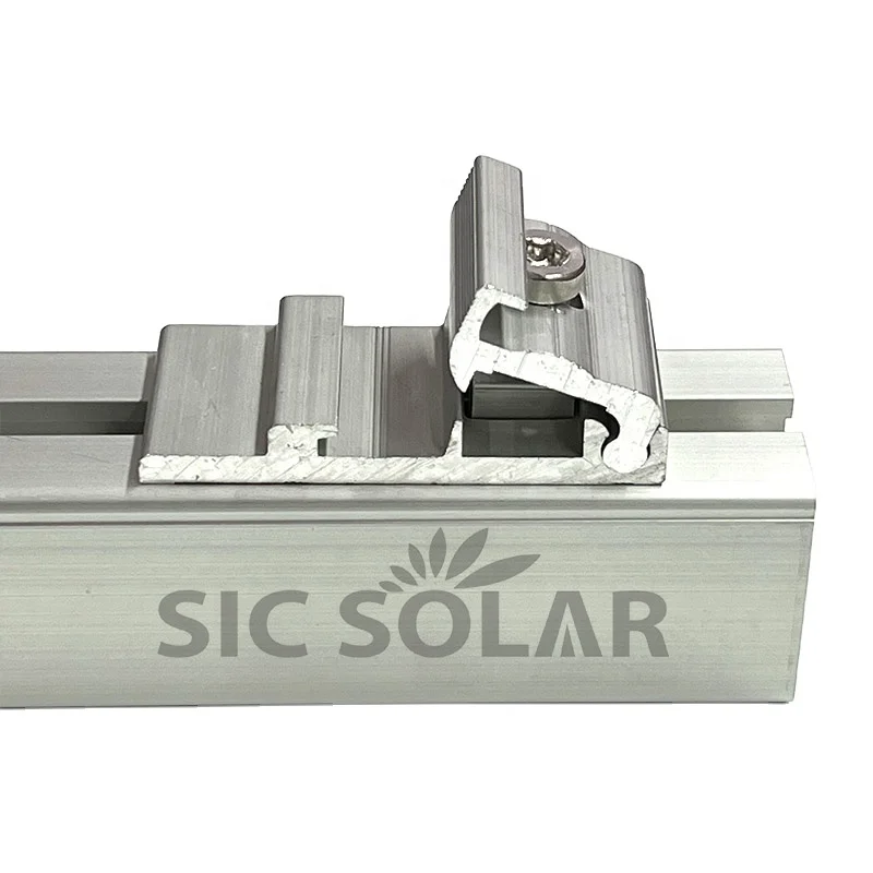 Photovoltaic Installation Component Part Aluminum Rail Cross Connector