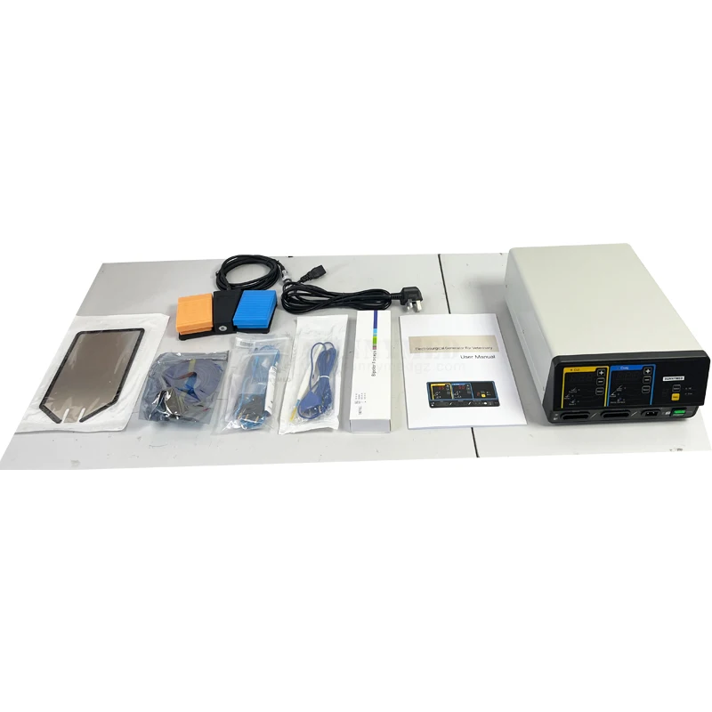 High Frequency Electrosurgical Generator Electrocautery Machine Metal Reliable Performance RF Monopolar Bipolar Cautery Device