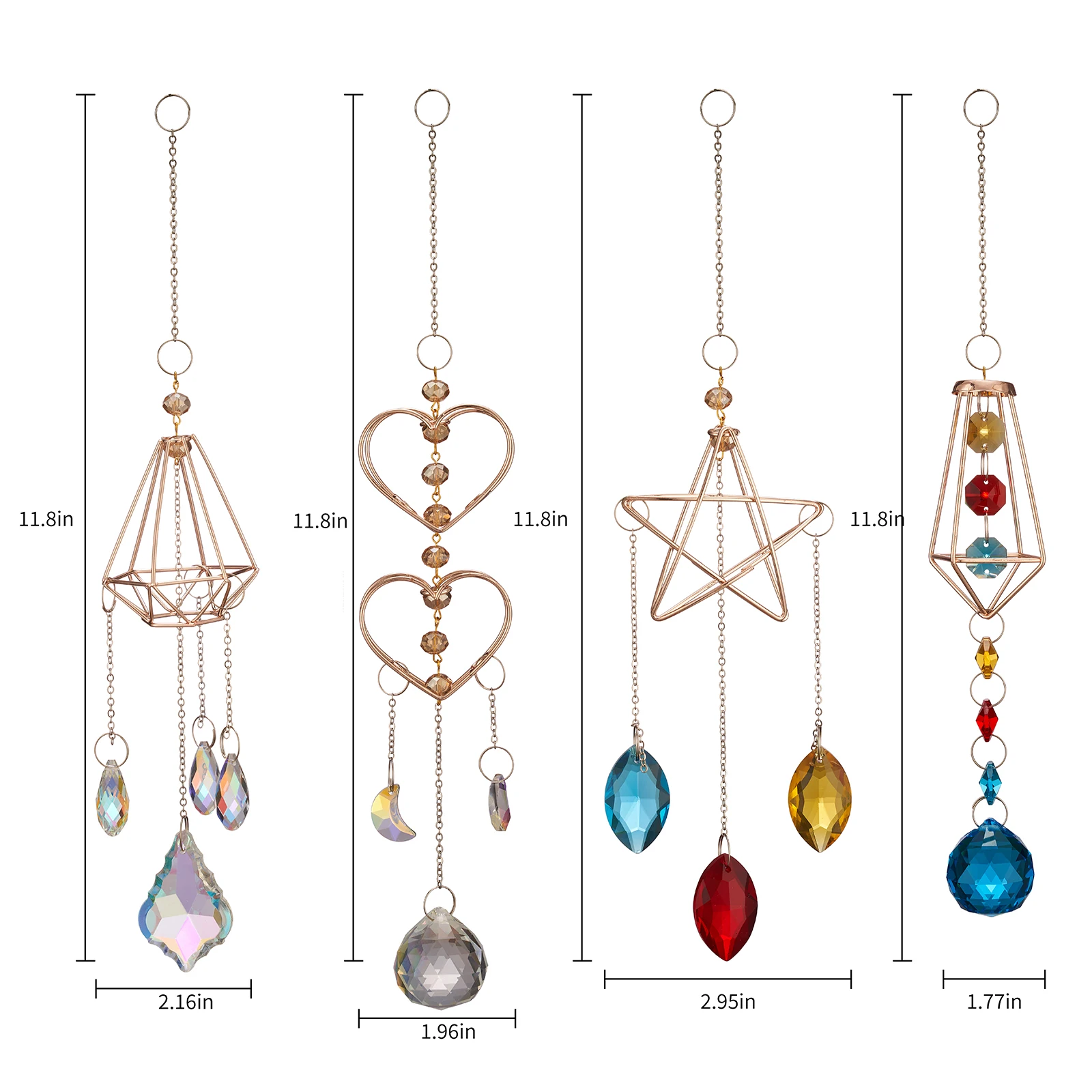 2021 Hot Sale JINGSHENG  suncatcher Crystal prism pendant