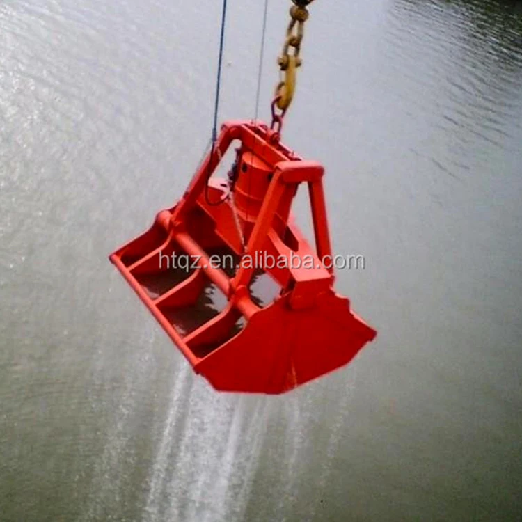 Electrohydraulic Double Flap Grab Bucket Lifting Material Machine Grab Industrial Electric Hydraulic Grab With Single Crane