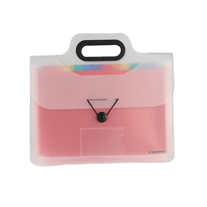 12 pocket plastic extension folder with portable A4 accordion file manager file storage