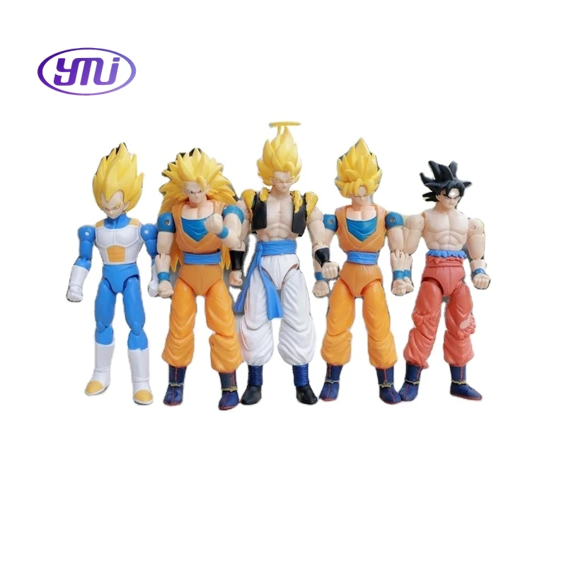 Dragoned Ball Super Saiyan Goku Ultra Instinct Pvc Model Toy Dragonballs Z Gift anime action figures movable For Children