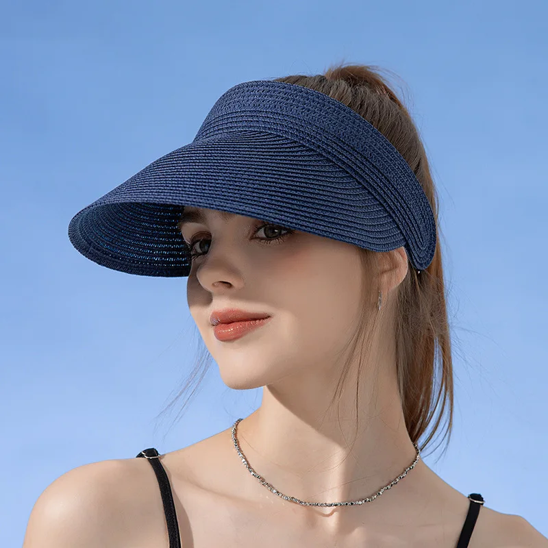 Fast delivery women hats sun proof travel foldable hat floppy hats for women