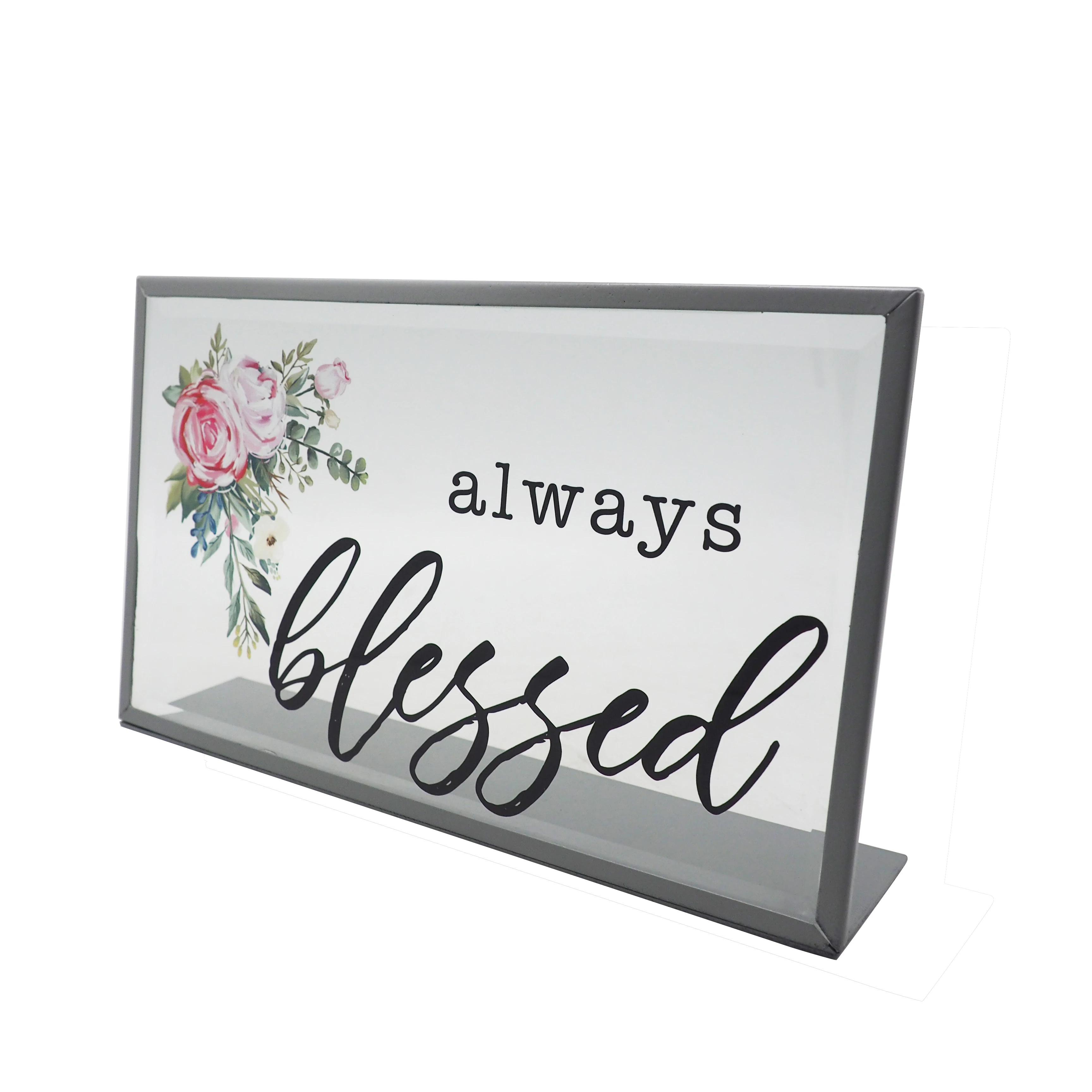 PF-1250 оптовая продажа украшения дома с украшением в виде кристаллов стеклянная рамка для фотографий фоторамки производитель