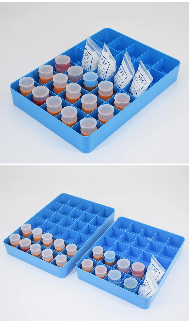 ABS Hospital Medical Cart Medicine Dispensers Patients Pill Case Dispenser 30 Grids Medication Trays Organizer Medicine Box