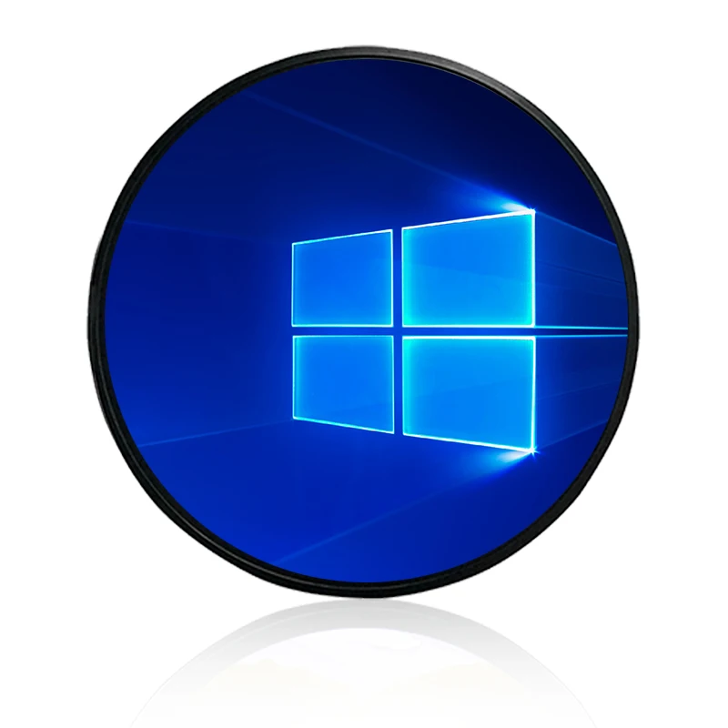 Special Perfect Circular Intelligent Booth Digital Signage Mirror Android System Display 23.6inch 1280x1280 digital signage