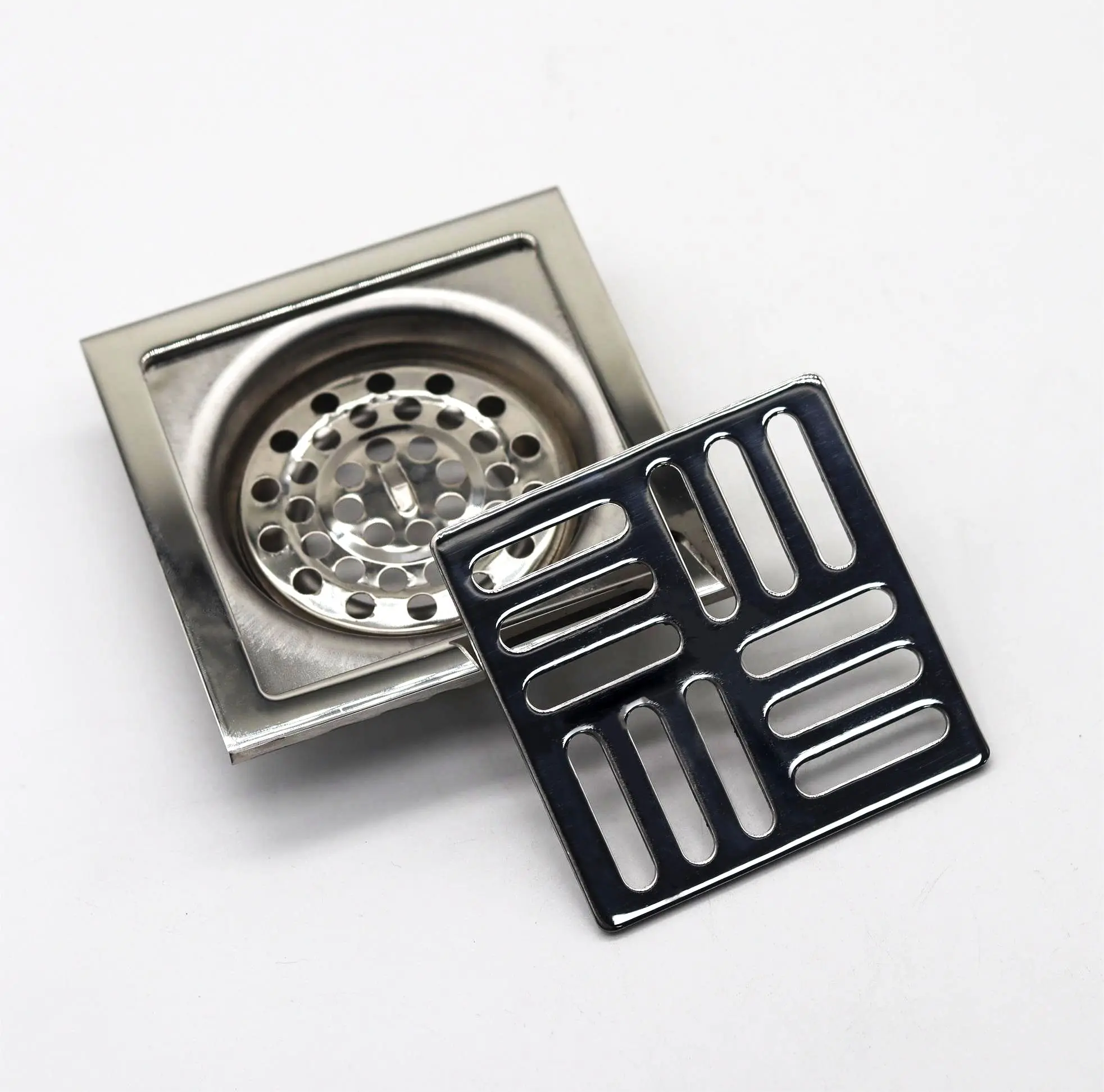 Factory sales Stainless steel shower drain hair catcher square drain strainer floor drainer