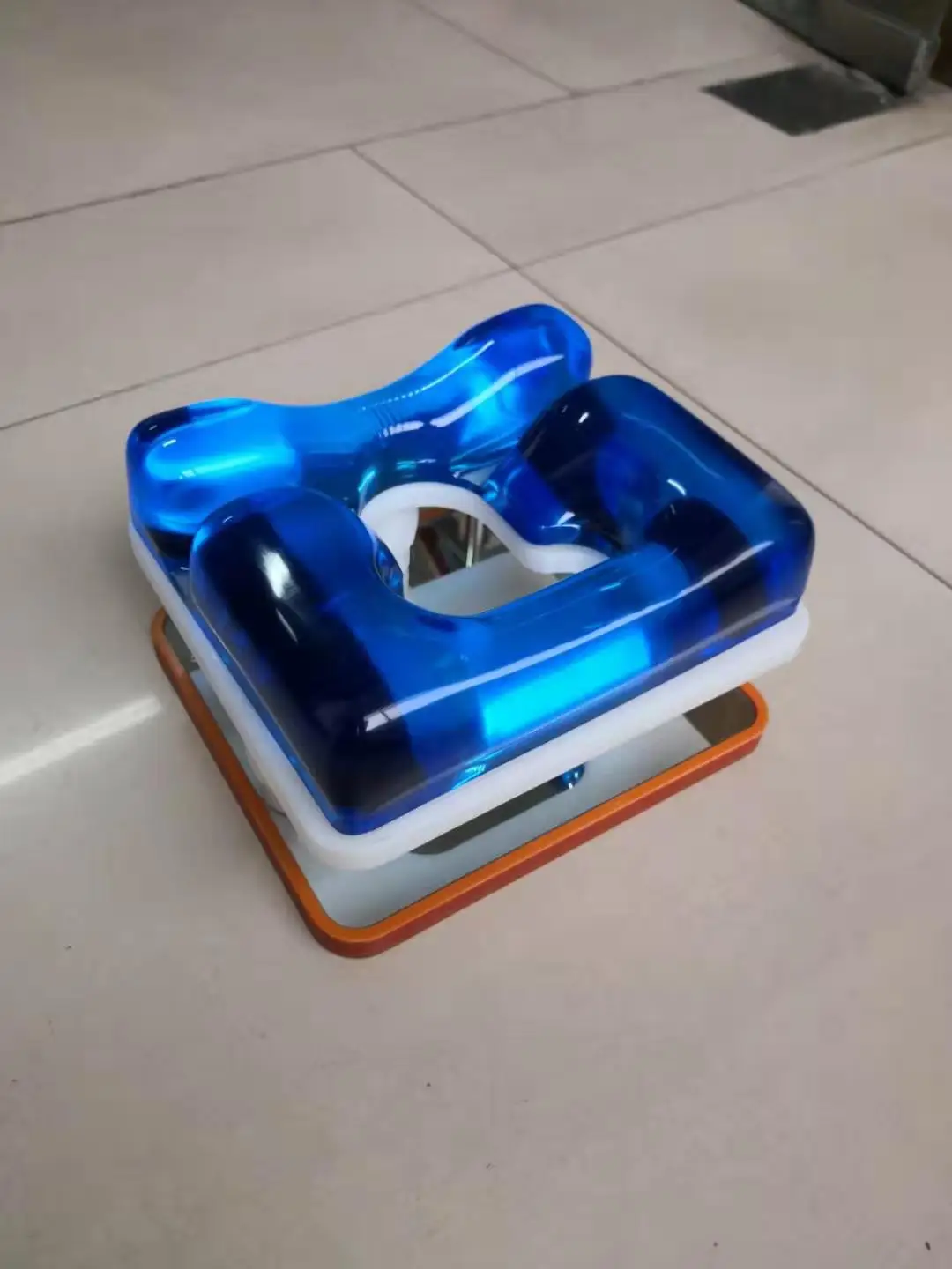 Factory sell high quality adjustable silicon gel positioning head pad with mirror prevent pressure sore protect patient face