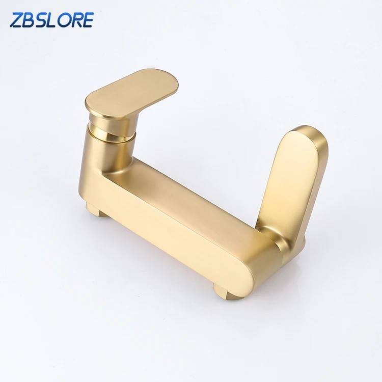Wholesale Bathtub Shower Mixer In-wall Mounted Brass 59 Bathtub Shower System In Brush Gold