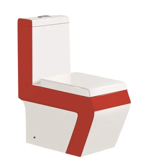 
Bathroom ceramic toilet with basin colored toilet set KUHLEE 1018P 