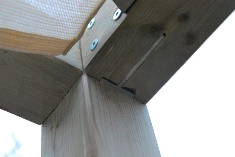 composite wood  retractable  cheap bioclimatic pergola garden jardin wood gazebo