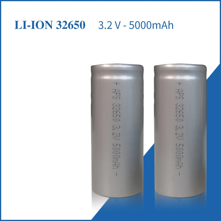 OEM cylindrical battery 32650 3.2V 5000mAh lifepo4 lithium ion battery cell full capacity deep cycle for power electry toys