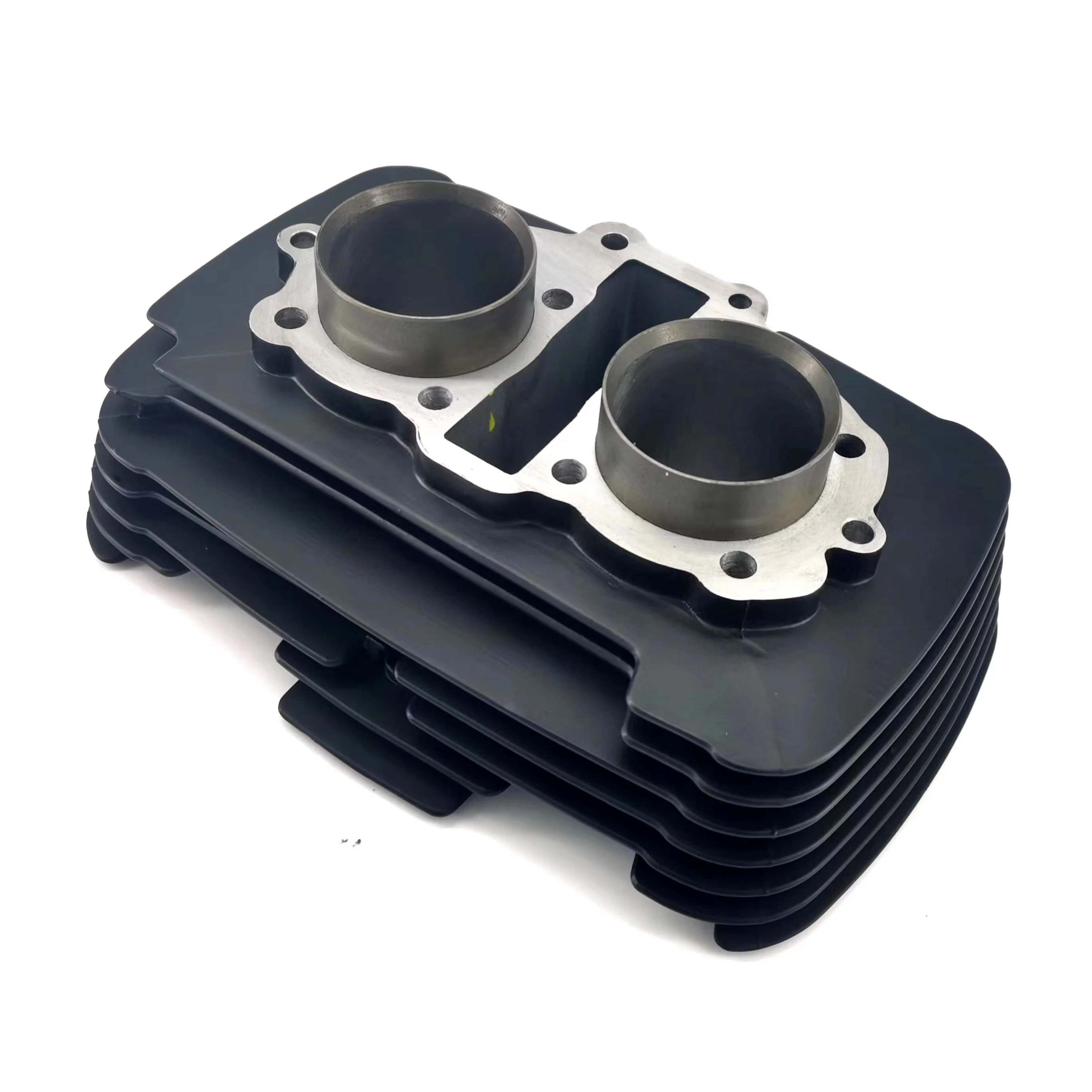 Finely Processed Air-cooling Twin Bore Series OEM Cylinder Block for Motorcycle