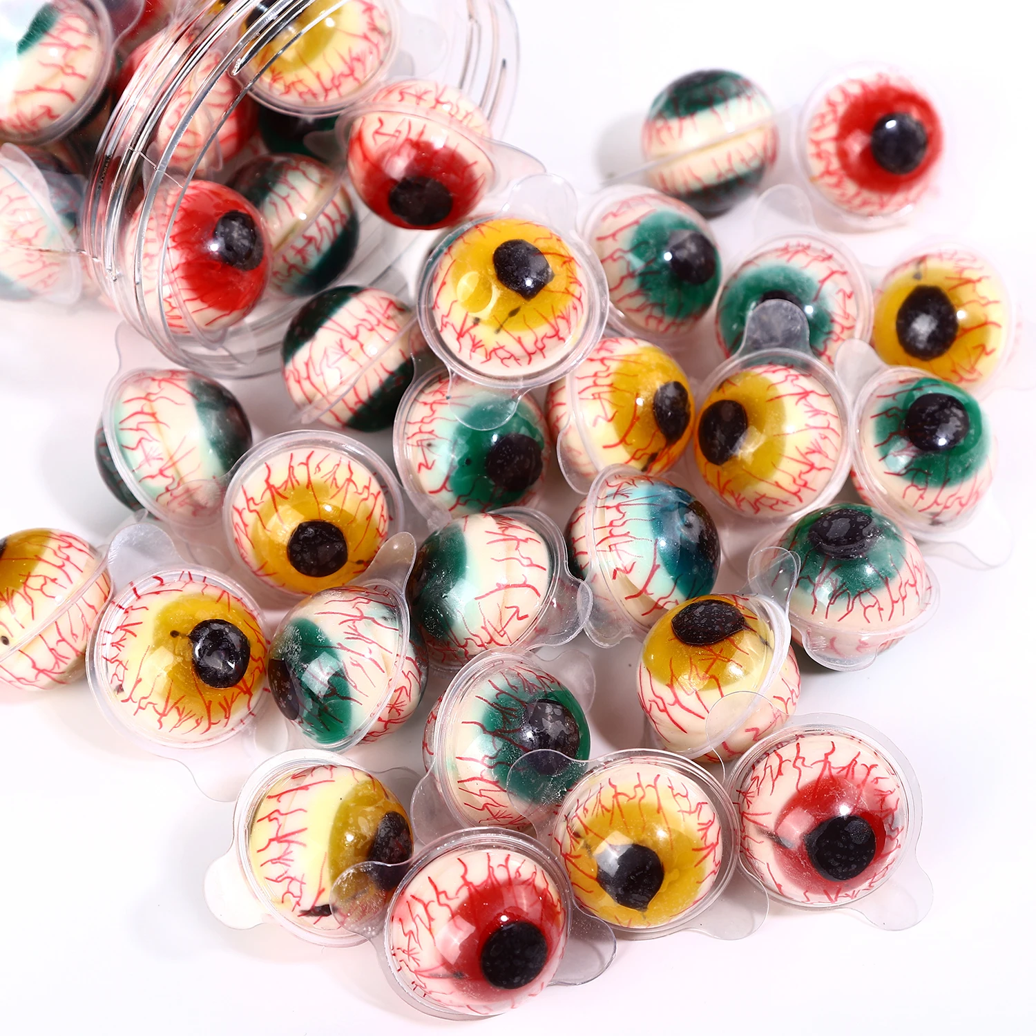 Hot selling candies wholesale import halal earth planet gummies candy gummy eyes jelly sweets confectionery bonbons Soft candy