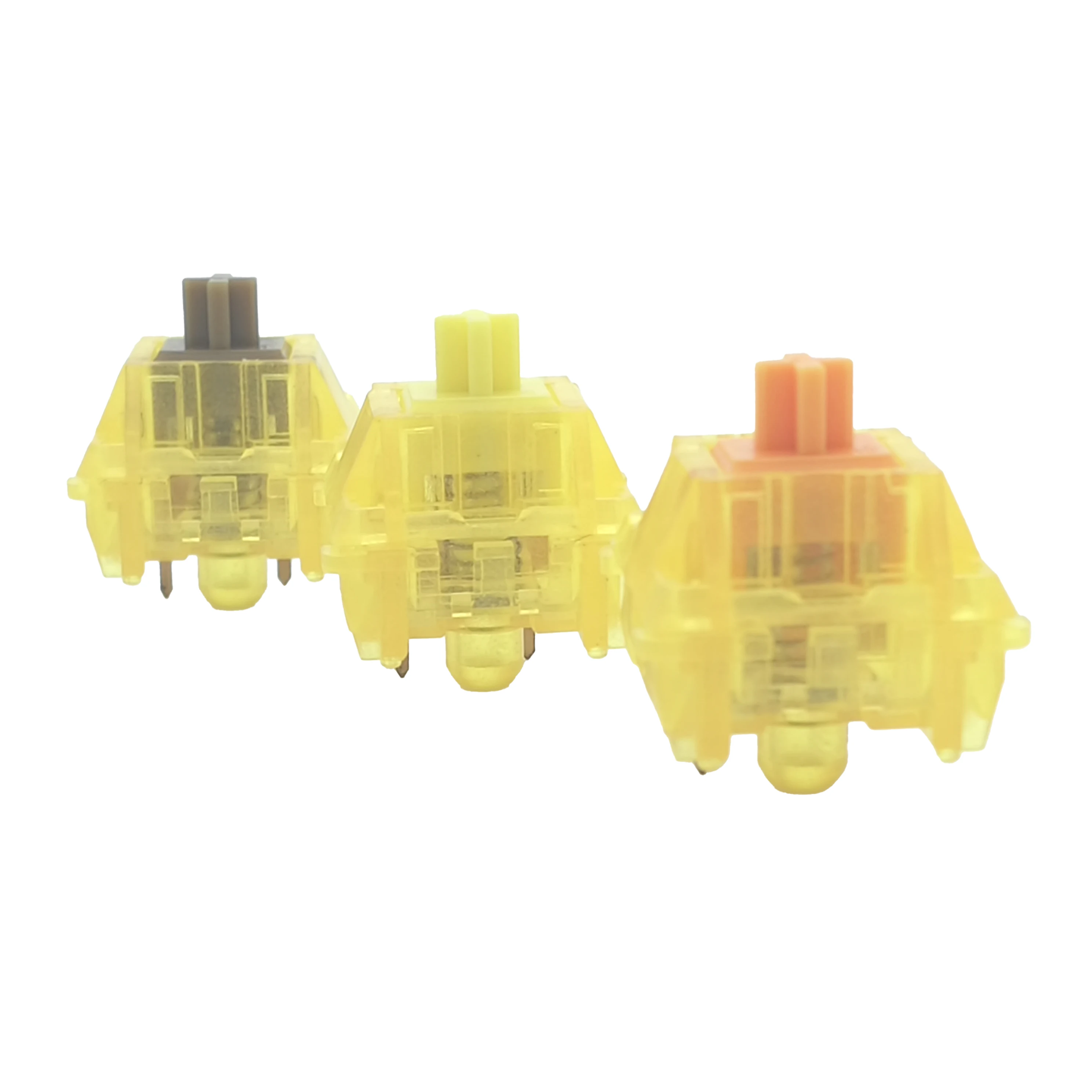 Tecsee Gaming Computer Yellow/Black/Red/White Mechanical Keyboard Switch Linear Tactile Mechanical Push Button Switches