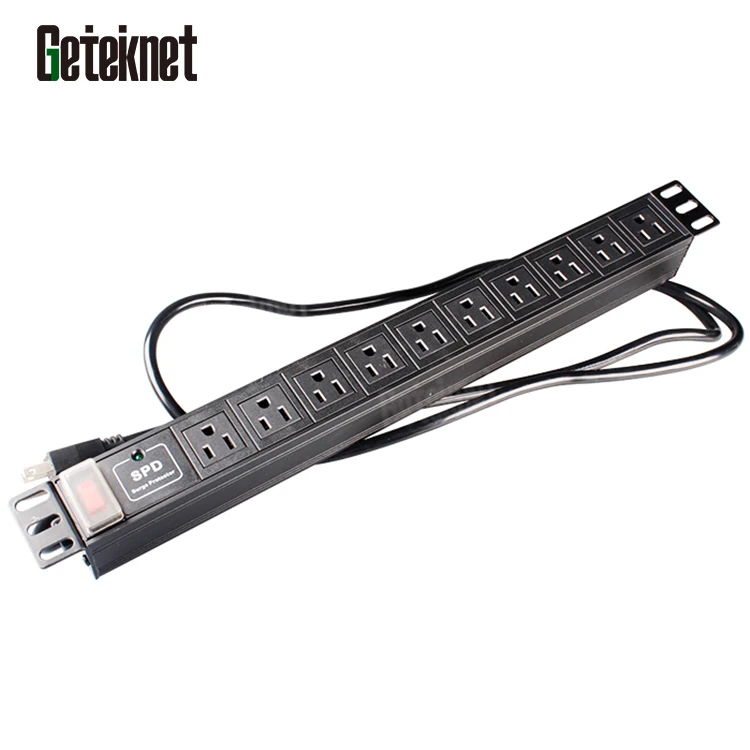 GETEKnet pdu spd uk pdu switch bypass 4 way universal type pdu with usb
