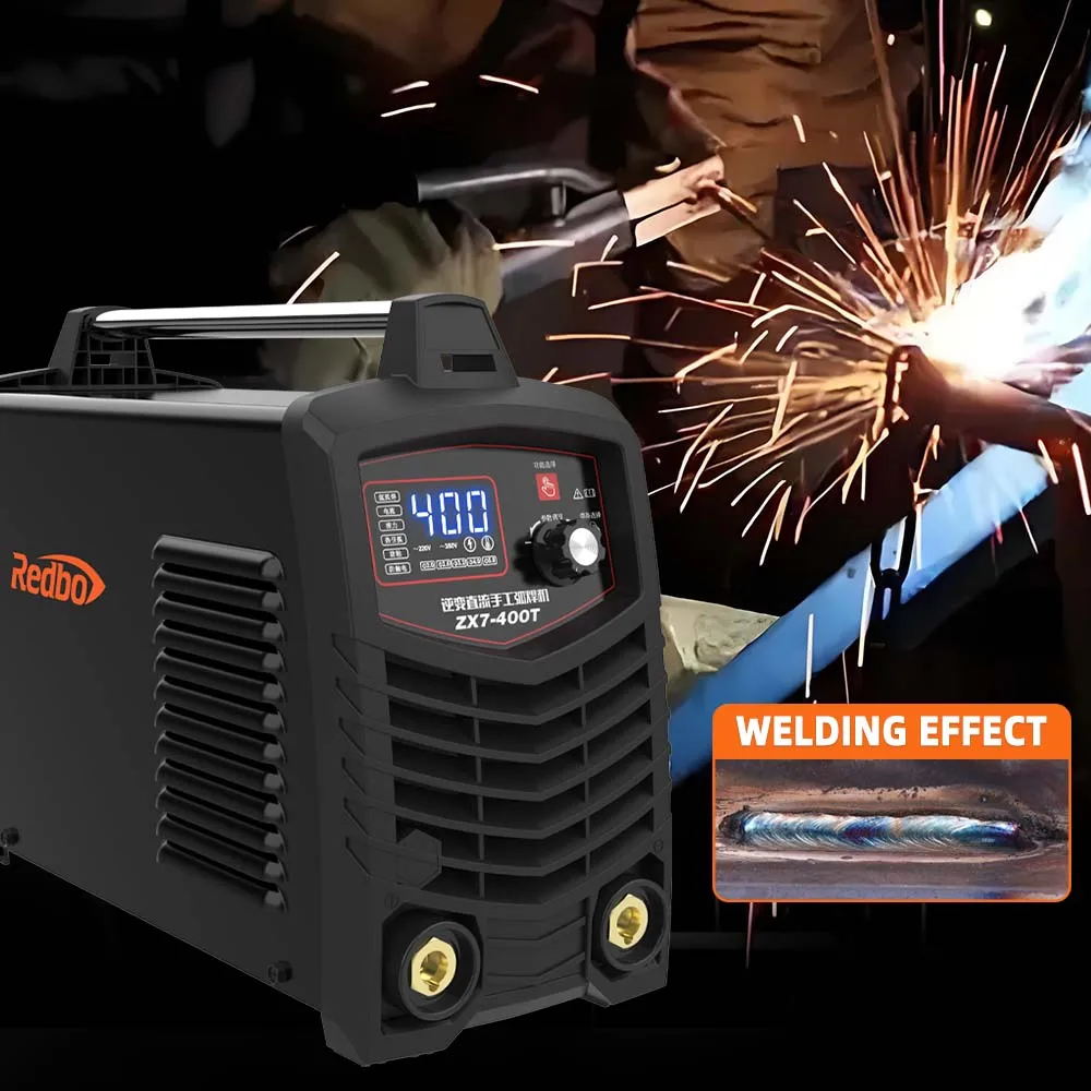 Portable Dual Voltage 220V 380V SMAW DC 180 AMP Stick Welder Equipment Arc Electrode Rod Welding Machine MMA 400 ZX7-400