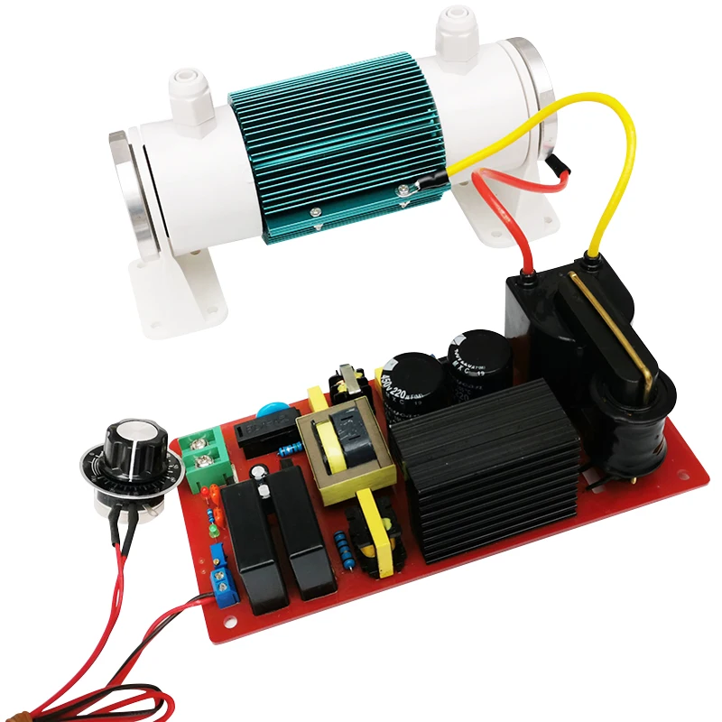 longevity Dual air cooling adjustable 5g/h generator ozone quartz tube for water treatment machine