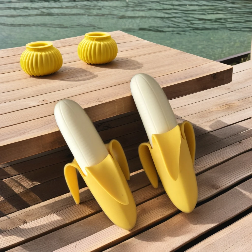 New Design 25ml Plastic Banana Spray Bottle PP Material Perfume Packing Screen Printing Hot Stamping Surface Handling