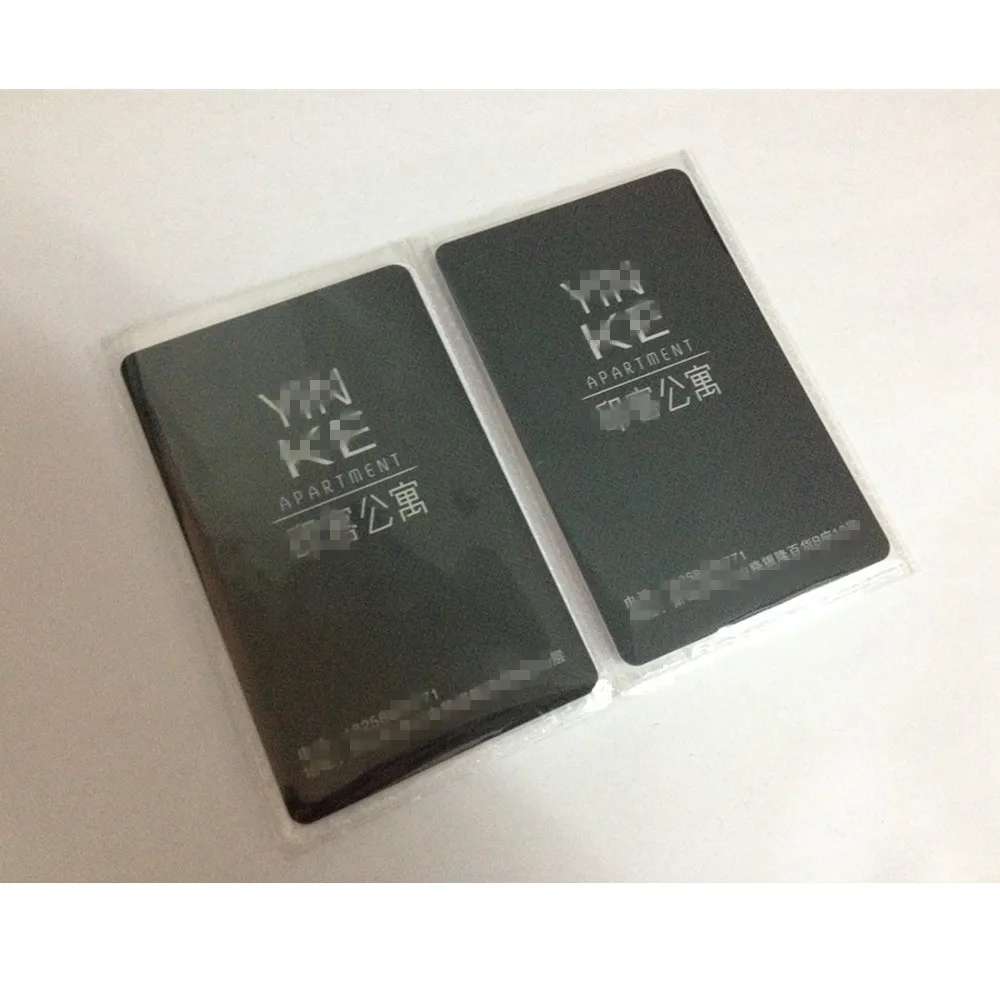 plastic Card for opening hotel door lock