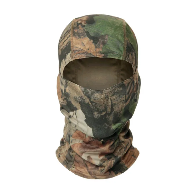 Windproof Tactical Camo Headgear Riding Full Face Balaclava Ski Gaiter Mask for Skiing Snowboard Fishing