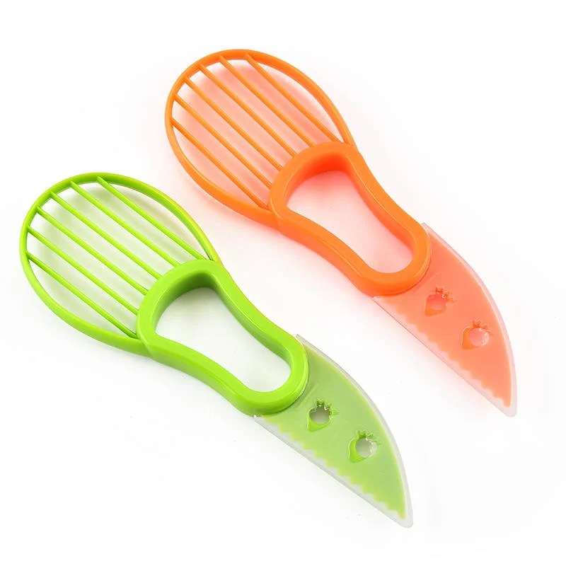 3 in 1Simple And Easy Plastic Avocado Cutter Multifunction Avocado Shea Butter Slicer