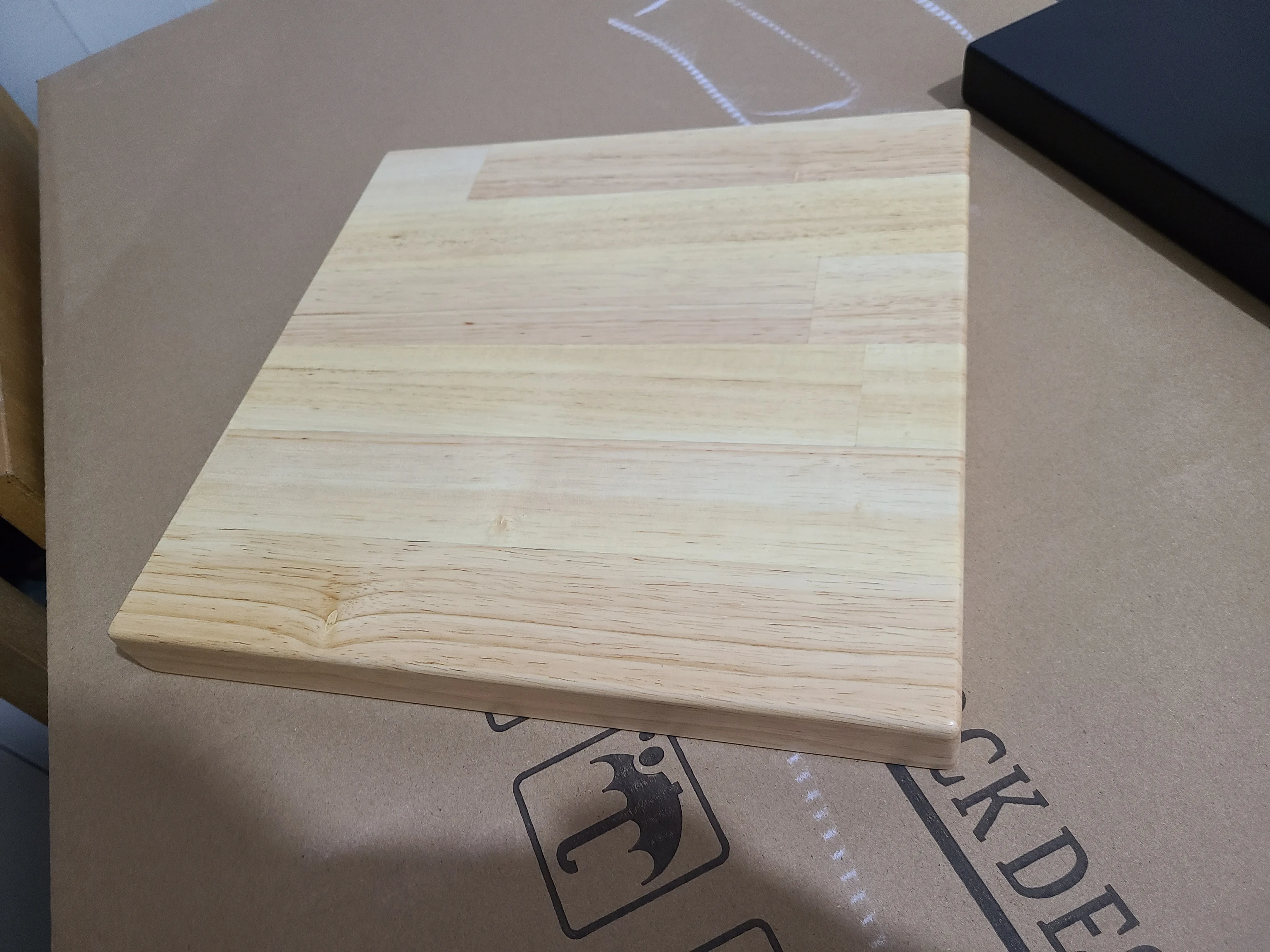 Резиновый деревянный мясной брусок, готовый 36x36x1,25 дюймов