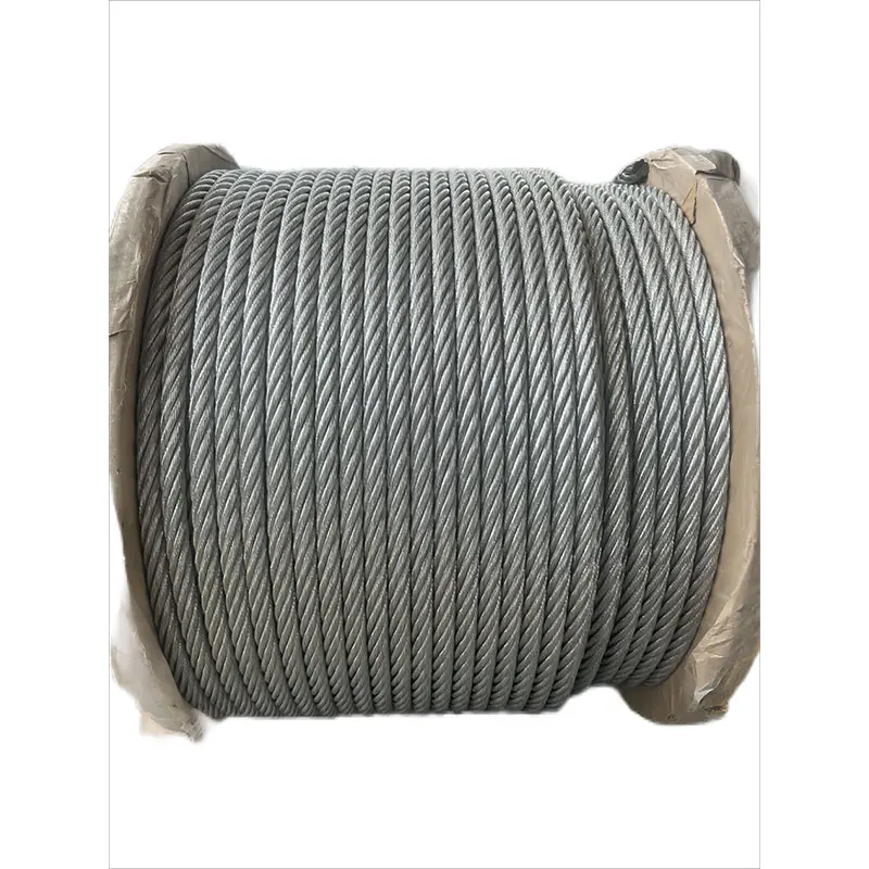 China Steel Wire Rope Supplier Galvanized 7x19 12mm