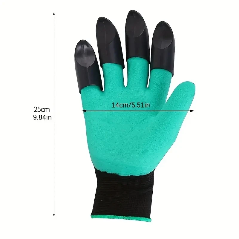 Garden Gloves with Claws  Dig, Plant  Weed with Ease - Protect Fingers  Nails