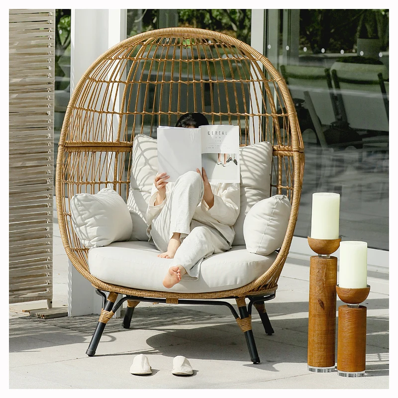 
Hot sale High Quality Rattan Wicker Swing Chairs egg relax wicker chair 