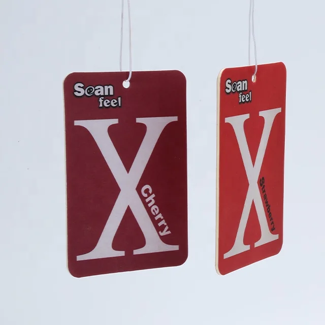 OEM High Quality Customized Design Hanging Paper Car Air Freshener Quality Perfume