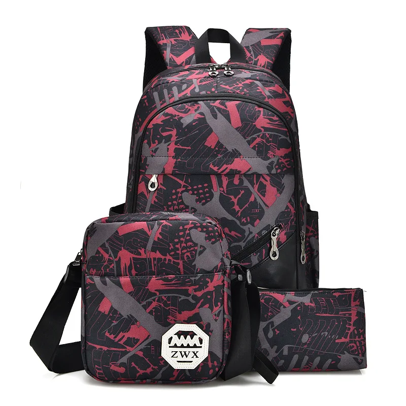 New Waterproof Laptop Backpack Boys Mens College Backpack Girls Student Backpack School Bag Set For Teenagers 1 buyer