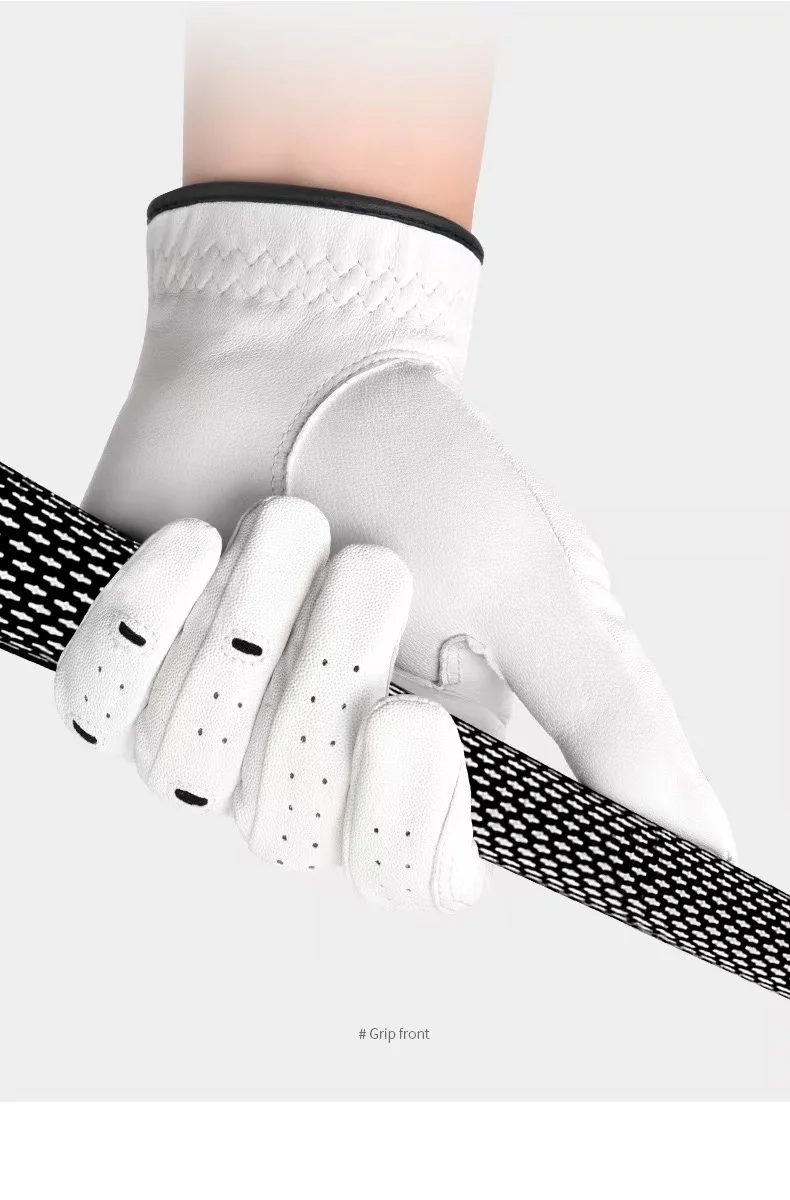 Cabretta Golf Gloves Custom Unisex Sheep Skin anti-slip Golf Gloves Soft Comfortable Breathable Golf Gloves Cabretta